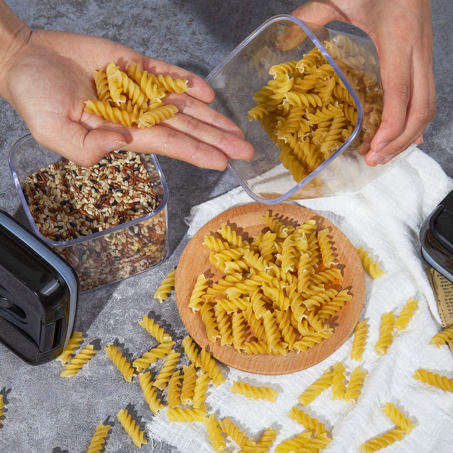 Airtight Food Storage Container BPA Frees Kitchen Pantry